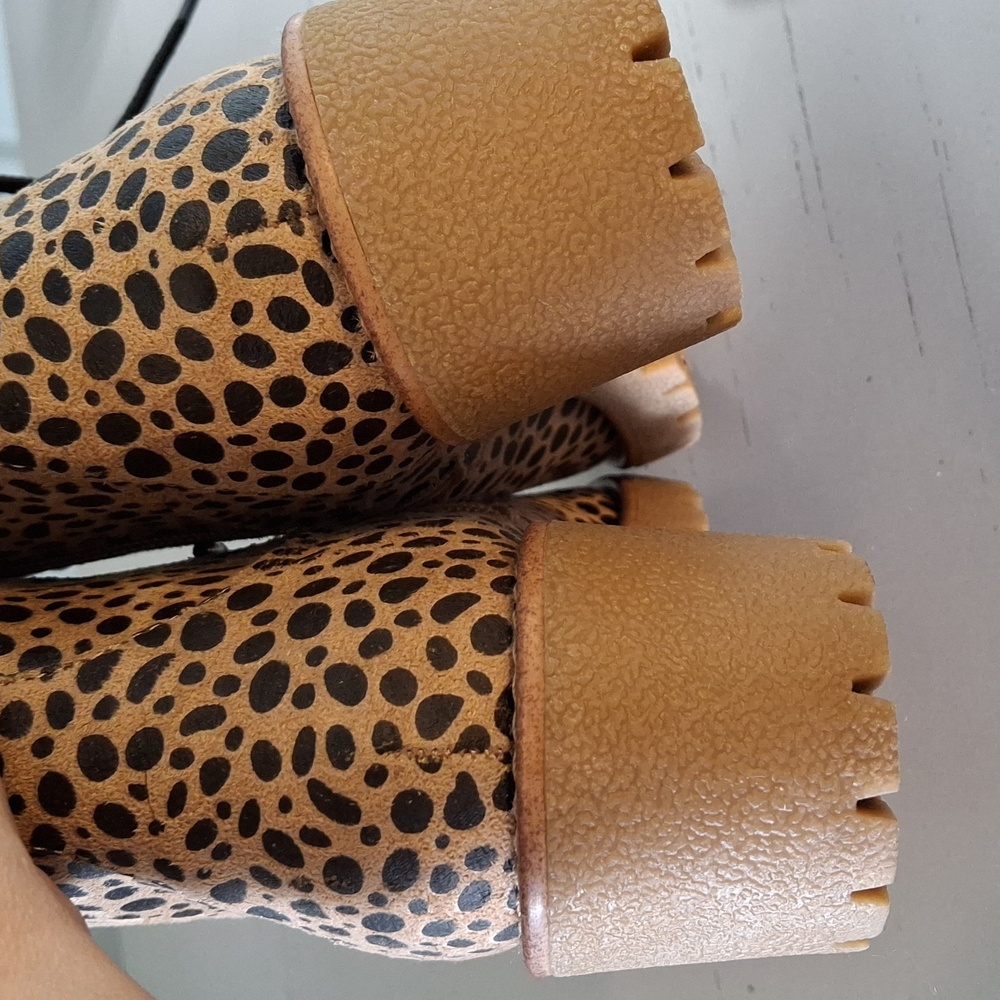 Leopard Print Ankle Boots - Picture 7 of 12